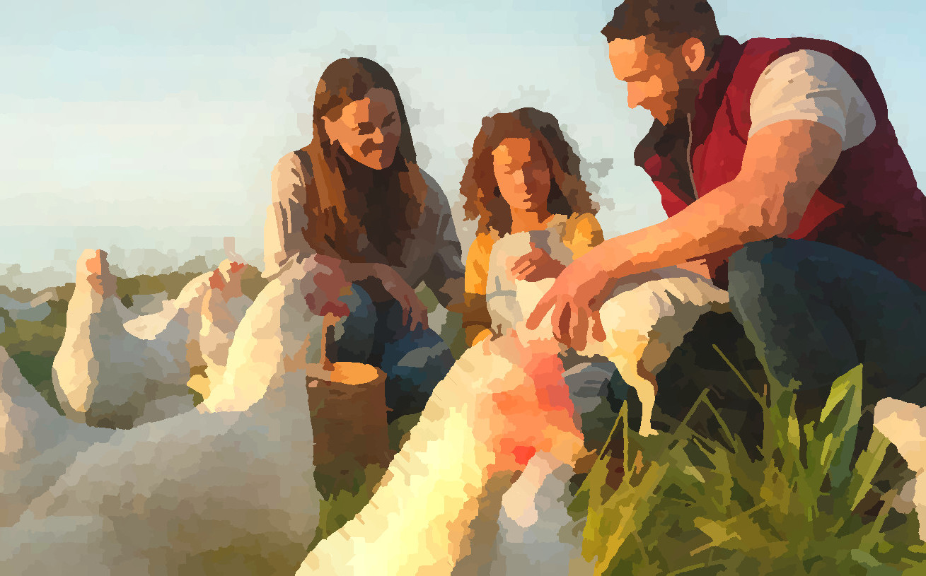 Background graphic for section 2:family_and_chickens.jpg
