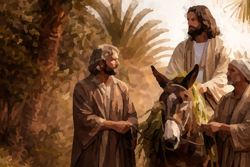 Background graphic for section 2:jesus_donkey_2_disciples.jpg